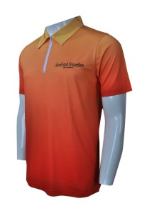 P770 design zipper men's Polo shirt Supply sublimation plus size Polo Dubai RESORT travel resort staff uniforms Tailor-made short-sleeved Polo shirt Polo shirt hk center